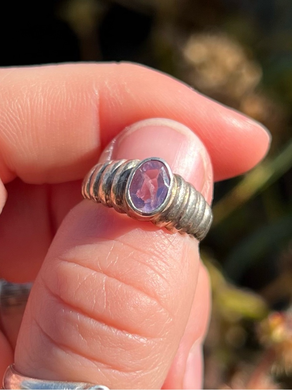 Sterling Silver Amethyst Ring